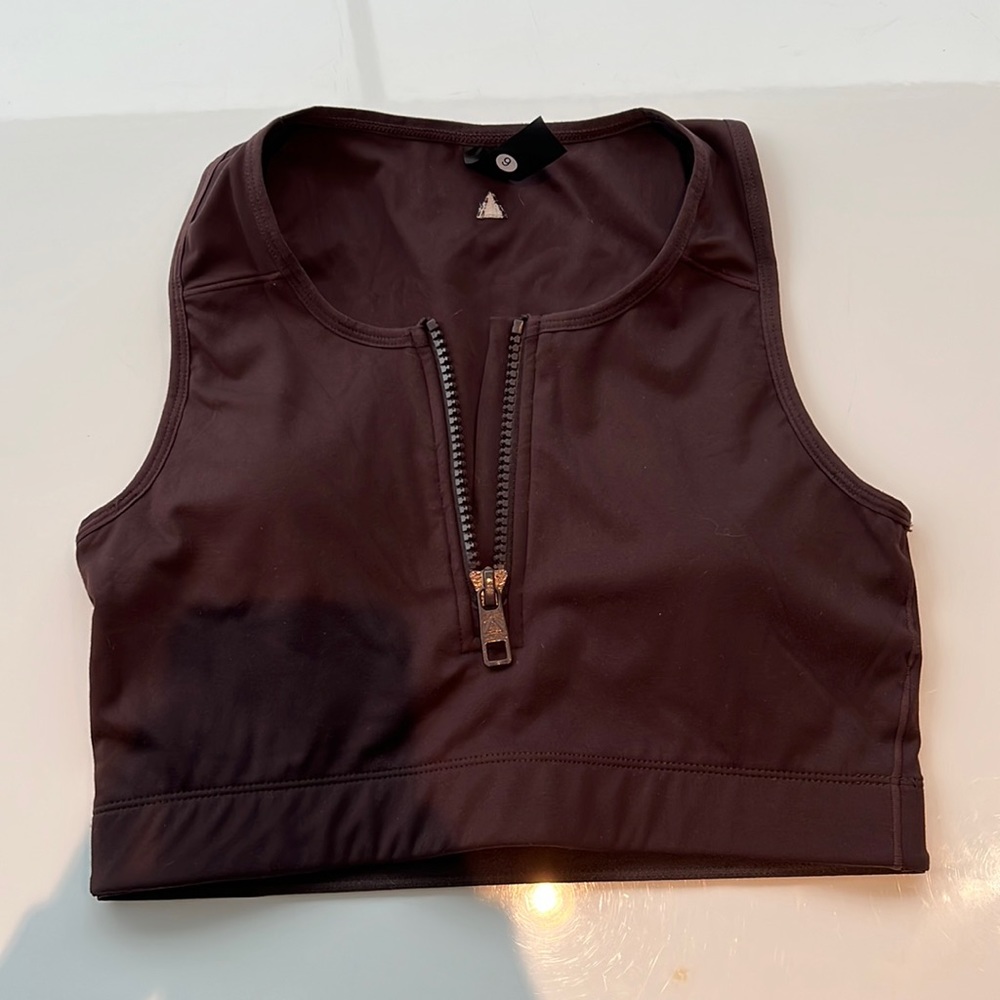 Balance Athletica Zip Up Crop